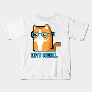 Purrfect Cat Nerd Kids T-Shirt